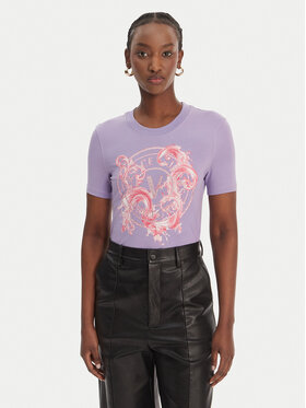 Versace Jeans Couture Versace Jeans Couture Camiseta 80HAHE01 CJ02E Violeta Slim Fit