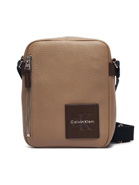 Calvin Klein Brašna Calvin Klein Bold Pebble Ssnl Simple Reporter LV04D3624G Béžová