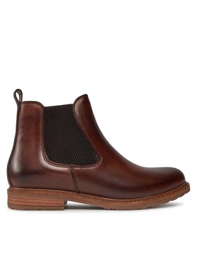 Tamaris Členková obuv s elastickým prvkom Tamaris 1-25056-41 Hnedá