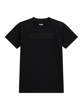 Guess Guess Футболка L5RI37 J1311 Чорний Regular Fit