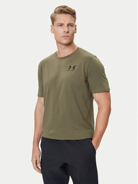 Under Armour Under Armour Футболка UA SPORTSTYLE LC SS 1326799 Хакі Regular Fit