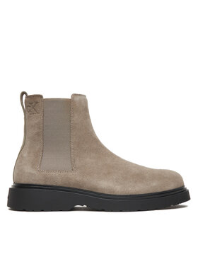 Calvin Klein Klassische Stiefeletten Calvin Klein Combat Ess Chelsea Boot Su YM0YM01372 Beige