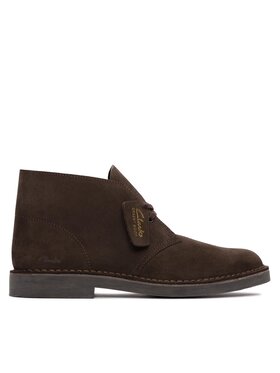 Clarks Šnurovacia obuv Clarks Desert Bt Evo Dark Hnedá