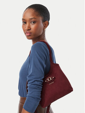Guess Geantă Guess Samantha Mini HWSG23 13750 Vișiniu