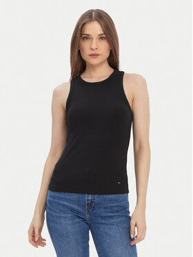 Tommy Hilfiger Tommy Hilfiger Top WW0WW38635 Nero Slim Fit