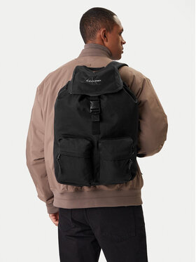 Calvin Klein Rucksack Calvin Klein Bold Flap Backpack LV04D3270G Schwarz