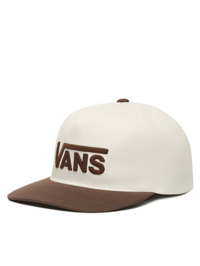Vans Cepure ar nagu Vans Drop V Logo Snapback VN000QAHFST1 Brūns