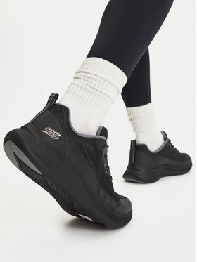 Skechers Sneakersy Skechers Bobs Moda Flex 117730/BBK Czarny