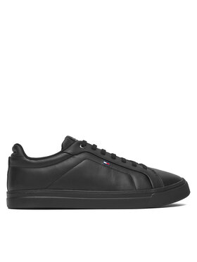 Tommy Hilfiger Superge Tommy Hilfiger Icon Court Light Ess FM0FM05678 Črna