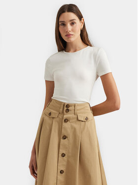 LAUREN RALPH LAUREN Lauren Ralph Lauren Póló 200655374002 Fehér Slim Fit