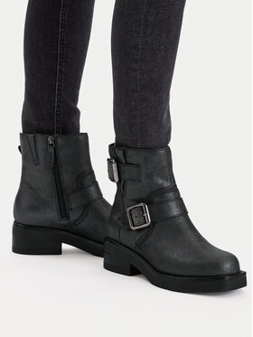Clarks Ботильйони Clarks Rebelle Buckle 26178889 Срібний