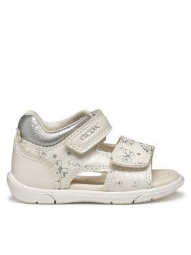 Geox Sandále Geox B Sandal Zapito B556FD 000BC C0007 Biela
