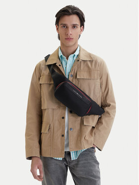 Tommy Hilfiger Ledvinka Tommy Hilfiger Th Foundation Bumbag AM0AM14159 Černá