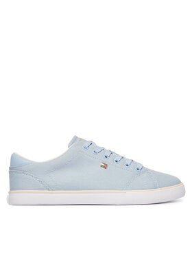 Tommy Hilfiger Tenisky Tommy Hilfiger Th Low Profile Vulc Canvas FW0FW09102 Modrá