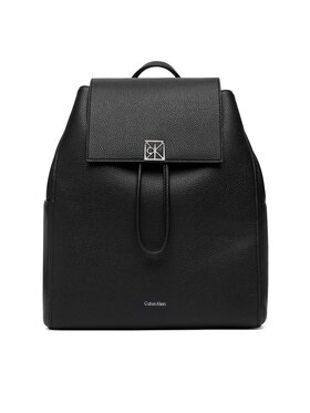Calvin Klein Σακίδιο Calvin Klein Emblem Hw Pebble Backpack LV04F3553G Μαύρο