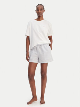 Tommy Hilfiger Tommy Hilfiger Pijama UW0UW06306 Blanco Regular Fit