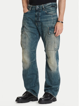 G-STAR G-Star Raw Jeans hlače Contor 3D D27049-E358 Modra Regular Fit