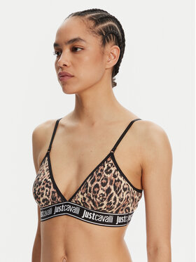 Just Cavalli Just Cavalli Бюстгальтер бралетт 78PAJU03 CJUT3 Коричневий