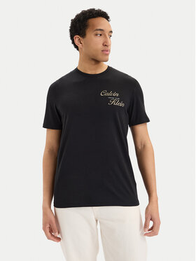 Calvin Klein Jeans Calvin Klein Jeans Camiseta SS 30s EU LV04RG804G Negro Regular Fit