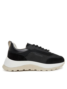 Calvin Klein Sneakers Calvin Klein Runner Lace Up Mesh Mix HW0HW02487 Schwarz