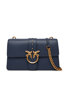 PINKO Kabelka PINKO Love One Classic ST.CL Al 25-26 PLTT 105857 A0F1 Tmavomodrá