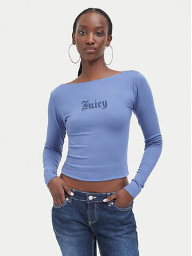 Juicy Couture Juicy Couture Blúz JCWCT226329 Kék Slim Fit