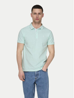 Only & Sons Only & Sons Polo majica Fletcher 22024827 Zelena Regular Fit