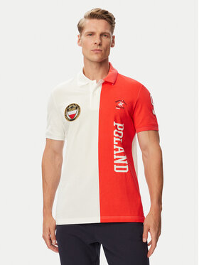 Beverly Hills Polo Club Beverly Hills Polo Club Поло F-SS26M-P0005 Білий Regular Fit