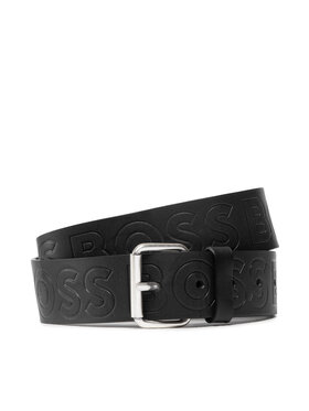 BOSS Pasek Męski Boss Serge 50481111 Czarny