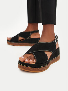 Clarks Босоніжки Clarks Kassanda Step 26177299 Чорний