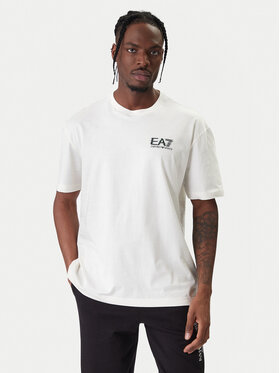 EA7 Emporio Armani EA7 Emporio Armani Camiseta 7M001327 AF17789 U0004 Écru Relaxed Fit