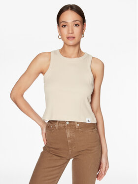 Calvin Klein Jeans Calvin Klein Jeans Top J20J221055 Beis Regular Fit