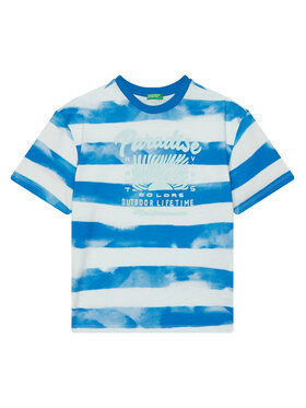 United Colors Of Benetton United Colors Of Benetton Футболка 3SL3C10P5 Голубий Oversize