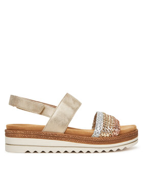 Remonte Sandále Remonte D0Q56-90 Zlatá