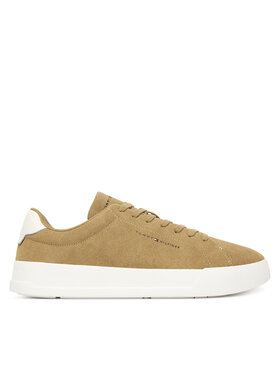 Tommy Hilfiger Laisvalaikio batai Tommy Hilfiger Th Court Core Suede FM0FM05716 Ruda