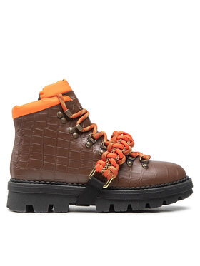 PINKO Žygio batai Pinko Zenzero Scarpa AI 22-23 BLKS1 1H2134 A07K Ruda