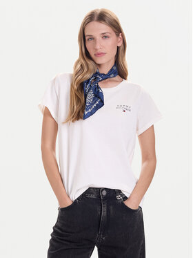 Tommy Hilfiger Tommy Hilfiger Camiseta UW0UW04525 Beis Relaxed Fit
