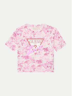 Guess Guess Футболка J5GI10 K6YW4 Рожевий Regular Fit