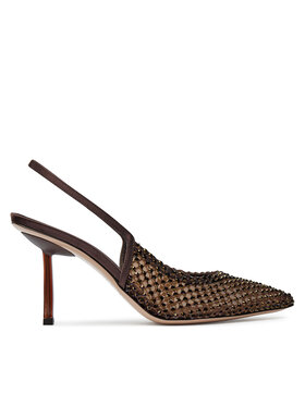 Le Silla Lodičky Le Silla Chanel Gilda Stocking 2299U080P1PPSAS748 Hnedá