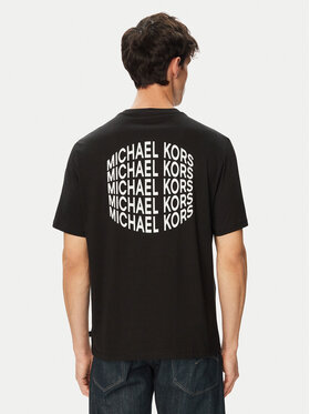 MICHAEL Michael Kors MICHAEL Michael Kors Camiseta CF6535WFV4 Negro Regular Fit