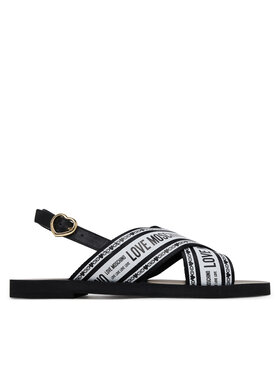 LOVE MOSCHINO Сандали LOVE MOSCHINO San Lod Micro20 JA16142G0MIX200A Черен