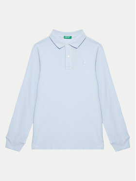 United Colors Of Benetton United Colors Of Benetton Поло 3089C300Z Блакитний Regular Fit