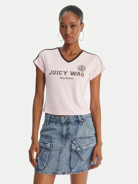 Juicy Couture Juicy Couture Camiseta Juicy Wag JCWCT126319 Rosa Slim Fit