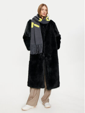 PINKO Šál PINKO Ojos Azules Sciarpa AI 24-25 BLK01 104313 A26I Sivá