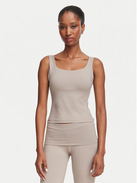 Guess Guess Top V6YP18 K4788 Beige oscuro Slim Fit