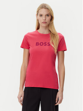 BOSS BOSS Póló C_Elogo_5 50501139 Rózsaszín Regular Fit