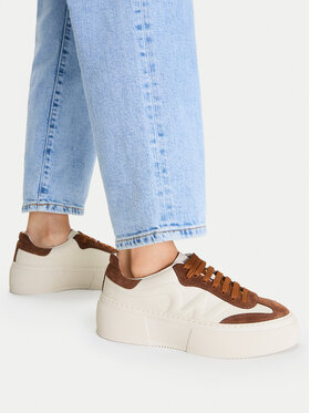 Weekend Max Mara Сникърси Weekend Max Mara Wkatessile 2625766035 Кремав