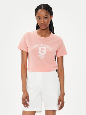 Gant Gant T-shirt Logo 4200849 Corallo Regular Fit