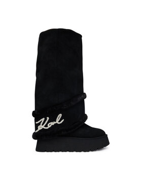 KARL LAGERFELD Чоботи KARL LAGERFELD Skylar KL48672 Чорний