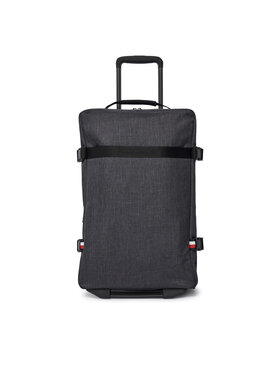 Tommy Hilfiger Kabínový kufor Tommy Hilfiger Th Nylon Travel Soft AM0AM13554 Sivá